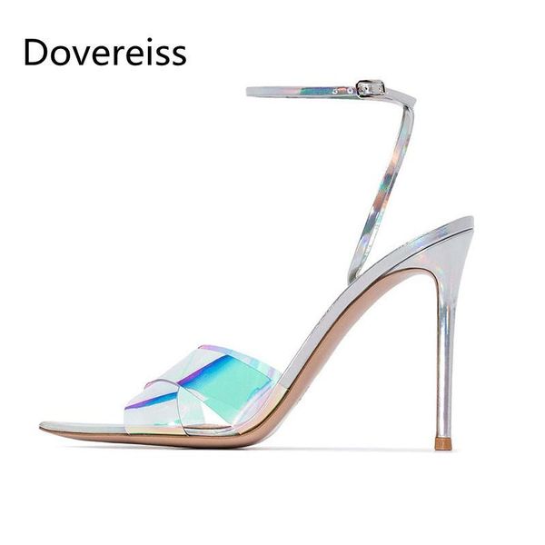 dovereiss fashion women's shoes summer pvc elegant mature buckle stilettos heels consice pointed toe sandals 34-46, Black
dovereiss fashion women's shoes summer pvc elegant mature buckle stilettos heels consice pointed toe sandals 34-46, Black