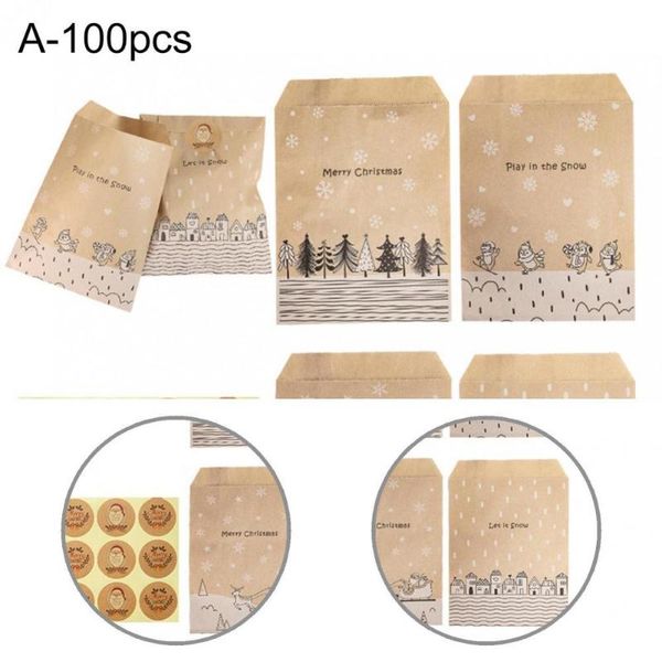 gift wrap multi-functional 2 styles vintage christmas kraft paper bag with sticker for
gift wrap multi-functional 2 styles vintage christmas kraft paper bag with sticker for