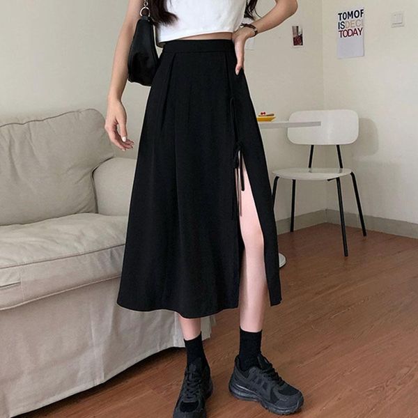 skirts bow split summer women high waist zipper a-line long midi skirt black casual cotton streetwear korean slim fitted x205
skirts bow split summer women high waist zipper a-line long midi skirt black casual cotton streetwear korean slim fitted x205