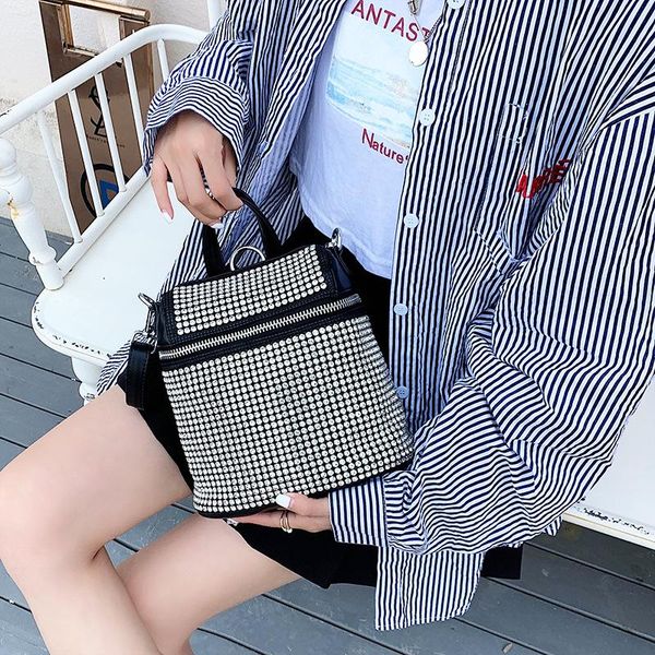 backpack female 2021 diamond temperament aslant single shoulder bag multi-function soft leather with drilling small
backpack female 2021 diamond temperament aslant single shoulder bag multi-function soft leather with drilling small