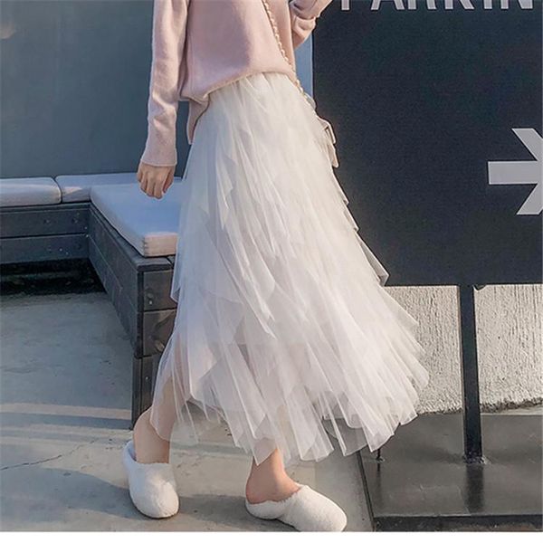 skirts 2021 spring and summer gauze skirt female white fluffy long net layer cake gown womens, Black
skirts 2021 spring and summer gauze skirt female white fluffy long net layer cake gown womens, Black