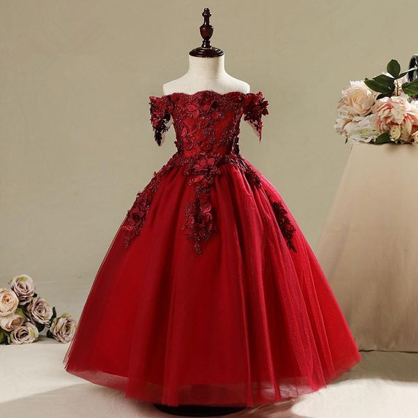 girl's dresses off shoulder born baby girl dress flower lace toddler wedding princess party baptism christening gown, Red;yellow
girl's dresses off shoulder born baby girl dress flower lace toddler wedding princess party baptism christening gown, Red;yellow