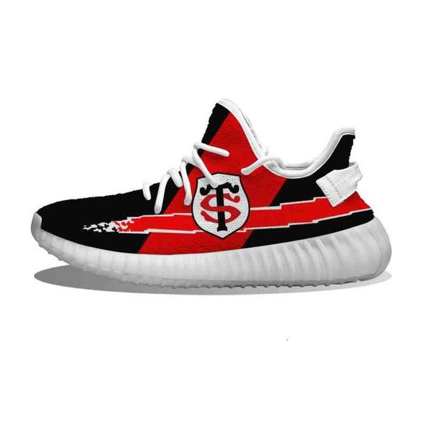 customizationStade diyManual Toulousain Running Shoes Mesh Printed Mens Womens Trainers Outdoor Sports Sneakers444