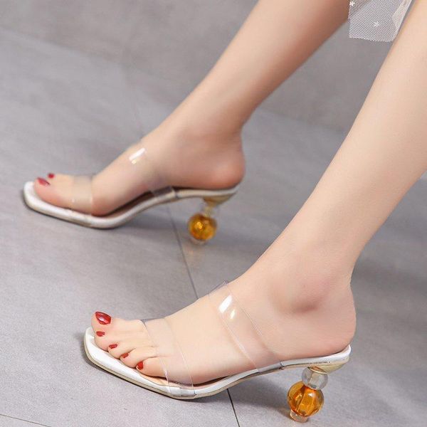 party slippers women strange heels platform square toe sandals ladies pvc transparent pump shoes summer slides plus size 43 dress, Black
party slippers women strange heels platform square toe sandals ladies pvc transparent pump shoes summer slides plus size 43 dress, Black
