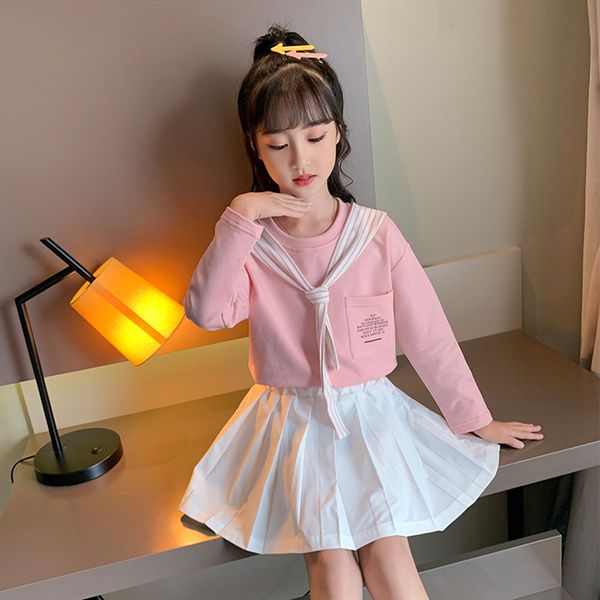 girls school set letter pattern girls outfits sweatshirt + skirt clothes for girls patchwork teenage kid clothes, White
girls school set letter pattern girls outfits sweatshirt + skirt clothes for girls patchwork teenage kid clothes, White