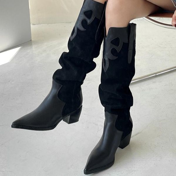 boots 2021 autumn women knee high pointed toe good quality outside wedges heels beauty print modern shoes, Black
boots 2021 autumn women knee high pointed toe good quality outside wedges heels beauty print modern shoes, Black
