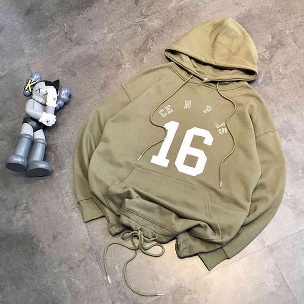2022 factory wholesale new model trendy simple fashion couple style no. 16 ce letter olive green old loose hoodie, Black
2022 factory wholesale new model trendy simple fashion couple style no. 16 ce letter olive green old loose hoodie, Black