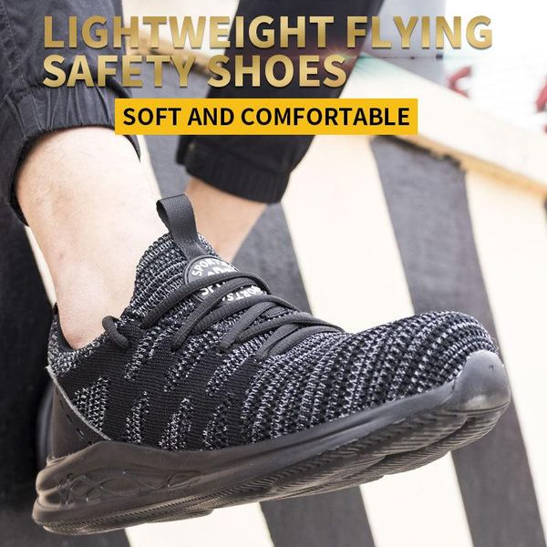 boots level men's steel toe work safety shoes casual breathable outdoor sneakers puncture proof comfortable industrial, Black
boots level men's steel toe work safety shoes casual breathable outdoor sneakers puncture proof comfortable industrial, Black