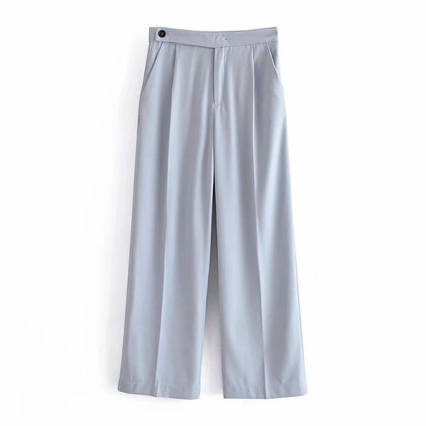 women's pants & capris za 2021 high waist soft comfort women loose legs casual summer slacks full length long trousers female, Black;white
women's pants & capris za 2021 high waist soft comfort women loose legs casual summer slacks full length long trousers female, Black;white