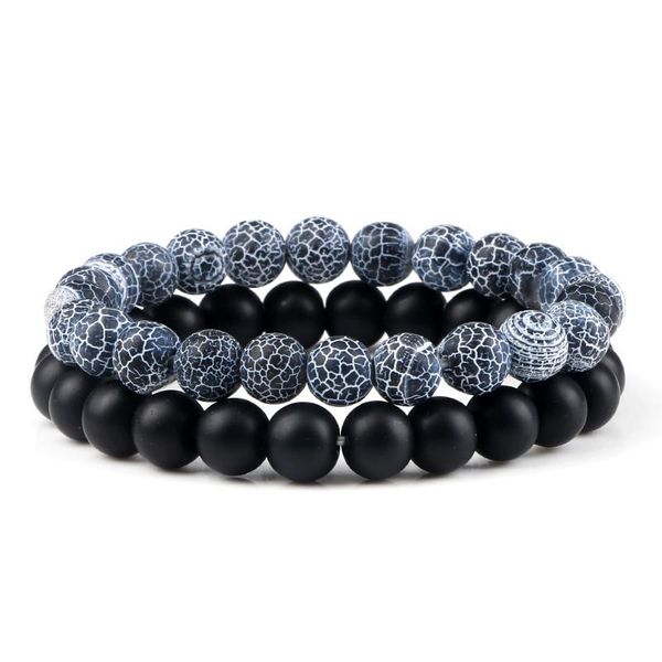 beaded, strands 2pcs men beads bracelet natural crack weathered stone black onyx bangles stretch couple distance bracelets yoga wrist jewelr
beaded, strands 2pcs men beads bracelet natural crack weathered stone black onyx bangles stretch couple distance bracelets yoga wrist jewelr
