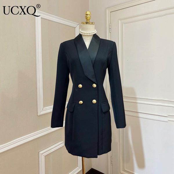 women's suits & blazers ucxq woman blazer jacket satin solid mid length notched long sleeve slim fashion vintage korean style 2021 autu, White;black
women's suits & blazers ucxq woman blazer jacket satin solid mid length notched long sleeve slim fashion vintage korean style 2021 autu, White;black