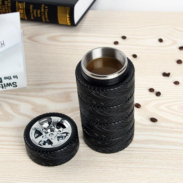 11oz car tire shape stainless steel inner tube thermo cups for coffee travel mug insulation bottle lovers dnj998 water bottles
11oz car tire shape stainless steel inner tube thermo cups for coffee travel mug insulation bottle lovers dnj998 water bottles