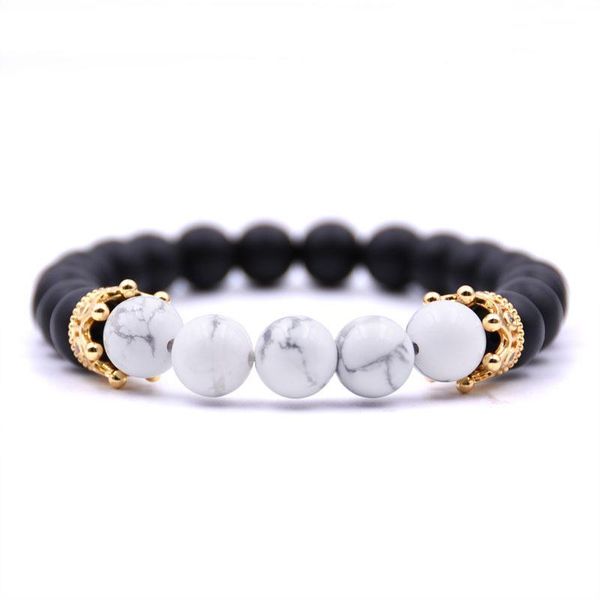 beaded, strands trendy imperial micro pave cubic zircon crown charm bracelet men women's white black natural stone beads jewelry
beaded, strands trendy imperial micro pave cubic zircon crown charm bracelet men women's white black natural stone beads jewelry
