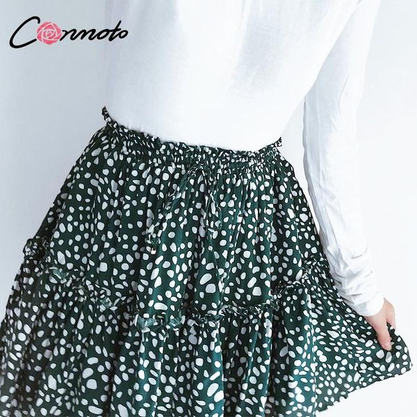 skirts conmoto polka dot ruffles women skirt short basic high waist lace up feminine mujer autumn winter jupe, Black
skirts conmoto polka dot ruffles women skirt short basic high waist lace up feminine mujer autumn winter jupe, Black