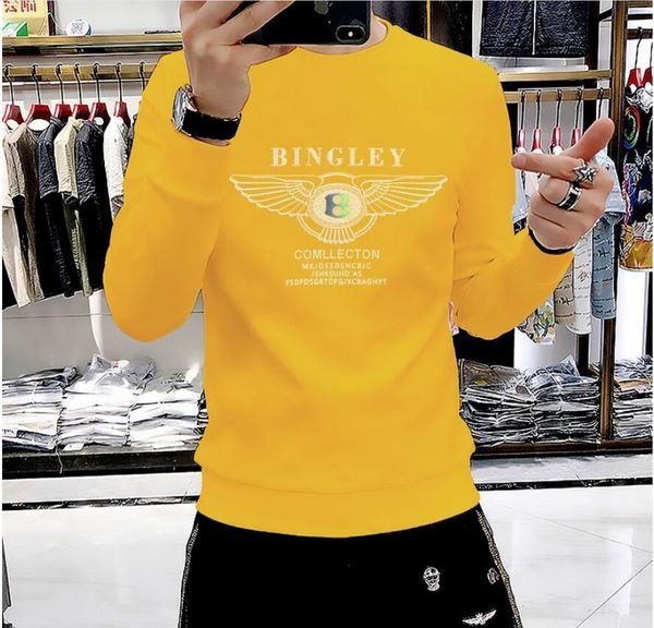 2021 men's hoodies sweatshirts autumn and winter new sweater men's round neck long sleeved shirt laser diamond trend inner el2c, Black
2021 men's hoodies sweatshirts autumn and winter new sweater men's round neck long sleeved shirt laser diamond trend inner el2c, Black