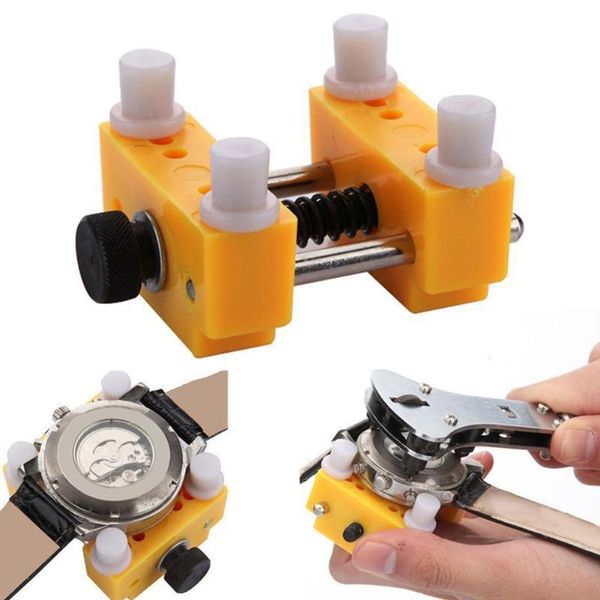 arrival adjustable watch back case opener fixing holder watchmaker adjuster repair tool for men women separadora professional hand sets
arrival adjustable watch back case opener fixing holder watchmaker adjuster repair tool for men women separadora professional hand sets