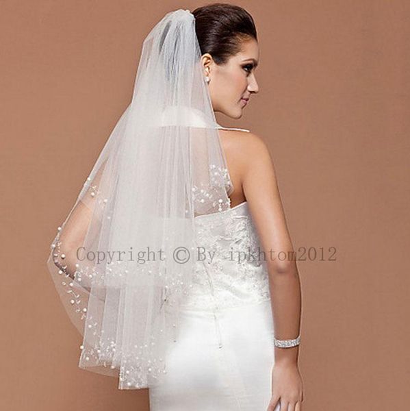 bridal veils wholesale layer 2 white fingertip beaded veil wedding accessories with comb, Black
bridal veils wholesale layer 2 white fingertip beaded veil wedding accessories with comb, Black
