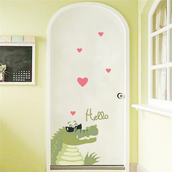 wall stickers romantic crocodile say hello for home store door decoration kids room mural art diy cartoon 3d animal posters
wall stickers romantic crocodile say hello for home store door decoration kids room mural art diy cartoon 3d animal posters
