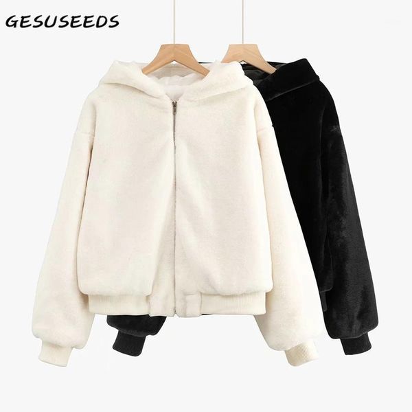 women's fur & faux winter jacket women 2021 coat long sleeve fleece korean style warm black hooded white outerwear
women's fur & faux winter jacket women 2021 coat long sleeve fleece korean style warm black hooded white outerwear