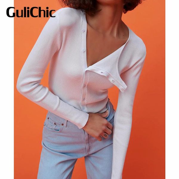 women's knits & tees 4.27 2021 summer women asymmetric knitted sweater long sleeve loose vintage single breasted o-neck lady outwear, White
women's knits & tees 4.27 2021 summer women asymmetric knitted sweater long sleeve loose vintage single breasted o-neck lady outwear, White