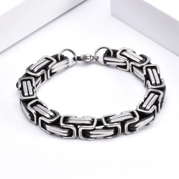 l stainless steel cuban link chainpolished bracelet delicacy glistenbracelet homme bijoux femme link, chain, Black
l stainless steel cuban link chainpolished bracelet delicacy glistenbracelet homme bijoux femme link, chain, Black