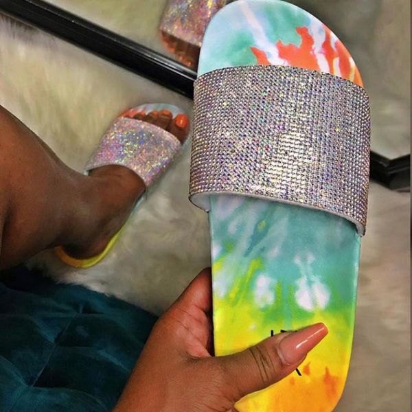 slippers states in the fall of transfer printing pad dyeing diamond stuffies female fashion wears outside cool, Black
slippers states in the fall of transfer printing pad dyeing diamond stuffies female fashion wears outside cool, Black