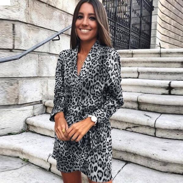 casual dresses party dress women v-neck leopard print shirt 2021 spring summer office elegant ladies wrap loose mini, Black;gray
casual dresses party dress women v-neck leopard print shirt 2021 spring summer office elegant ladies wrap loose mini, Black;gray