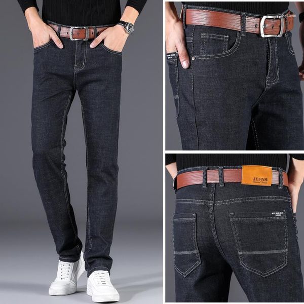 jeans for men straight trousers male soft slim fit business denim designer casual biker pants pantalon hombre homme1, Blue
jeans for men straight trousers male soft slim fit business denim designer casual biker pants pantalon hombre homme1, Blue