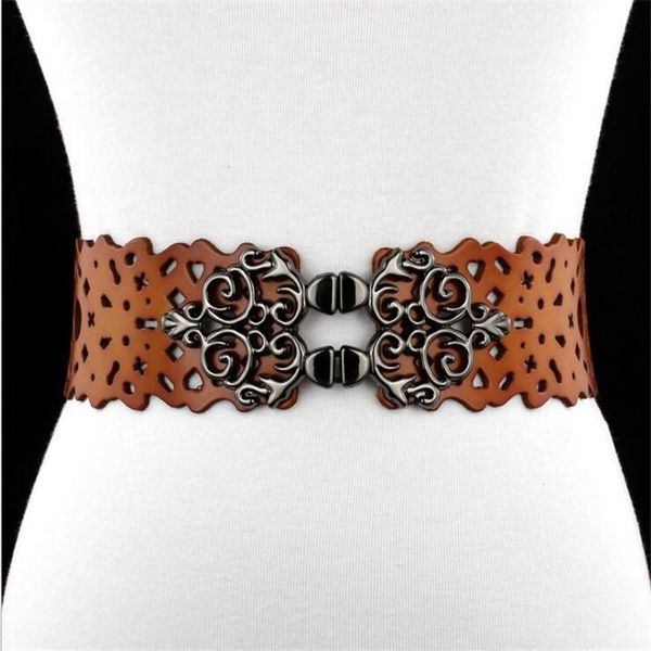 belts 2021 fashion retro leather for women openwork wide girdle dress wild casual elastic high quality, Black;brown
belts 2021 fashion retro leather for women openwork wide girdle dress wild casual elastic high quality, Black;brown