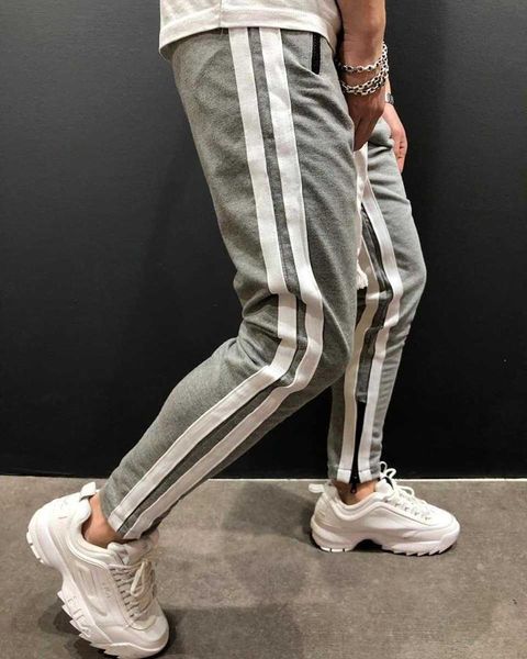 high-quality fashion casual pants men's two-bar cotton korean style trend all-match straight-leg, Black
high-quality fashion casual pants men's two-bar cotton korean style trend all-match straight-leg, Black