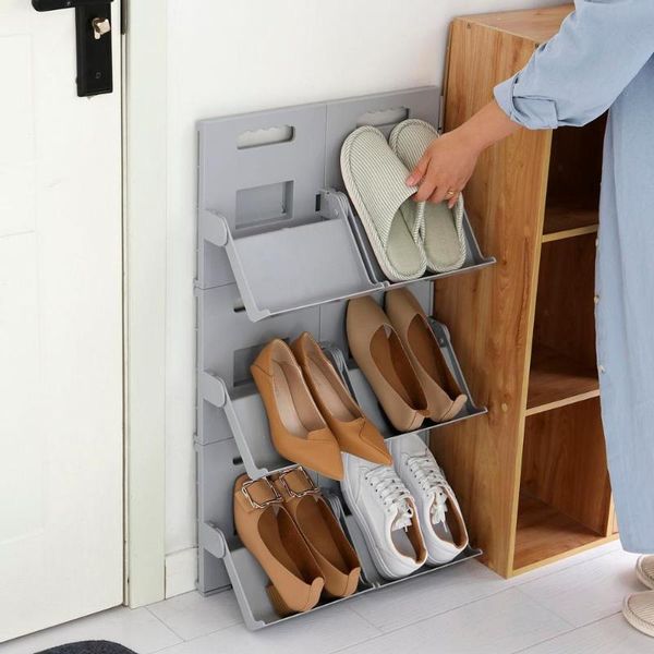 plastic foldable shoe rack shelf home organizer furniture folding shoes storage cabinets bedroom deskclothing & wardrobe
plastic foldable shoe rack shelf home organizer furniture folding shoes storage cabinets bedroom deskclothing & wardrobe