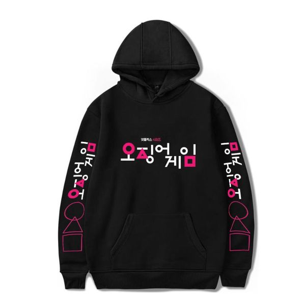 men's hoodies & sweatshirts harajuku korean letter printed funny game squid kpop hip-hop streetwear fashion winter casual hooded, Black
men's hoodies & sweatshirts harajuku korean letter printed funny game squid kpop hip-hop streetwear fashion winter casual hooded, Black