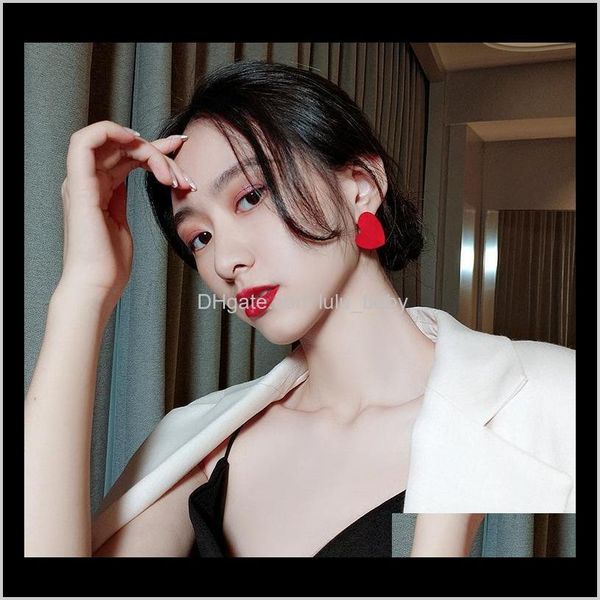 dangle & chandelier jewelryyaologe red heart stud for women matte texture charm goth punk vintage earrings wholesale trend drop delivery 202, Silver
dangle & chandelier jewelryyaologe red heart stud for women matte texture charm goth punk vintage earrings wholesale trend drop delivery 202, Silver