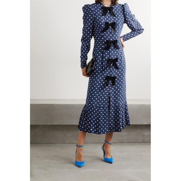 women runway dress 2021 o-neck long sleeve dot slim elegant mermaid pleated dresses np1258a casual, Black;gray
women runway dress 2021 o-neck long sleeve dot slim elegant mermaid pleated dresses np1258a casual, Black;gray