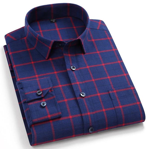 men's casual shirts men plaid shirt sanded fabric 100%cotton long sleeve checked mens for autumn winter with pocket regular offfice, White;black
men's casual shirts men plaid shirt sanded fabric 100%cotton long sleeve checked mens for autumn winter with pocket regular offfice, White;black