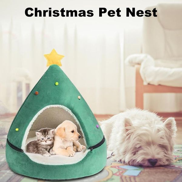 christmas dog cat bed house soft nest tree shape pet cave litter tent supplies beds & furniture
christmas dog cat bed house soft nest tree shape pet cave litter tent supplies beds & furniture