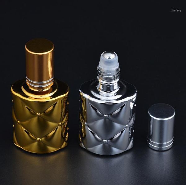 storage bottles & jars 100pcs fast 10ml uv glass refillable perfume bottle stylish essential oils roller gold silver color sn833
storage bottles & jars 100pcs fast 10ml uv glass refillable perfume bottle stylish essential oils roller gold silver color sn833