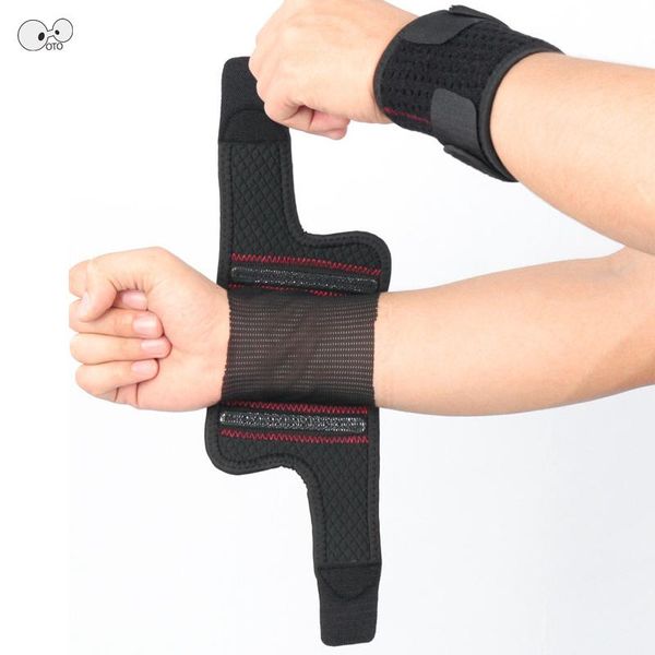 wrist support 2 pcs/lot soft neoprene breathable mesh strap springs adjust sport safety wristband brace wrap bandage protector, Black;red
wrist support 2 pcs/lot soft neoprene breathable mesh strap springs adjust sport safety wristband brace wrap bandage protector, Black;red