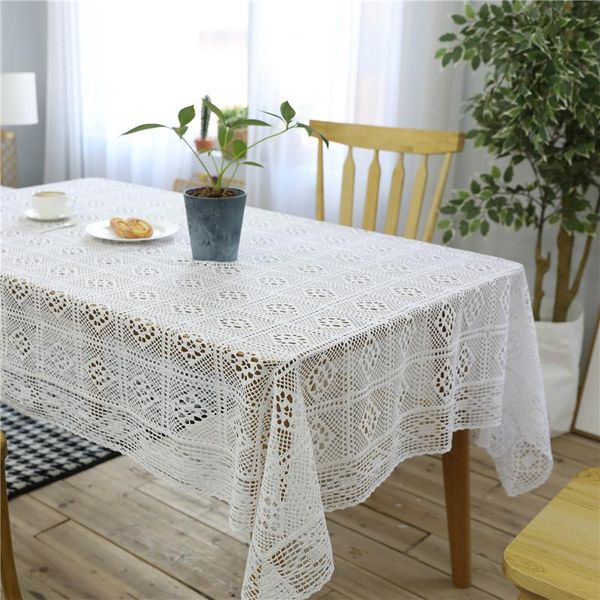 table cloth knitted white crochet tablecloth hollow cotton coffee dinner cover wedding party decor
table cloth knitted white crochet tablecloth hollow cotton coffee dinner cover wedding party decor