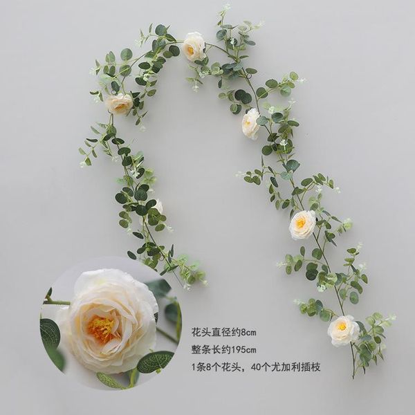 decorative flowers & wreaths 2 meter artificial plants money leaf rose rattan silk for wedding decoration wall hanging vine ceiling eucalypt
decorative flowers & wreaths 2 meter artificial plants money leaf rose rattan silk for wedding decoration wall hanging vine ceiling eucalypt
