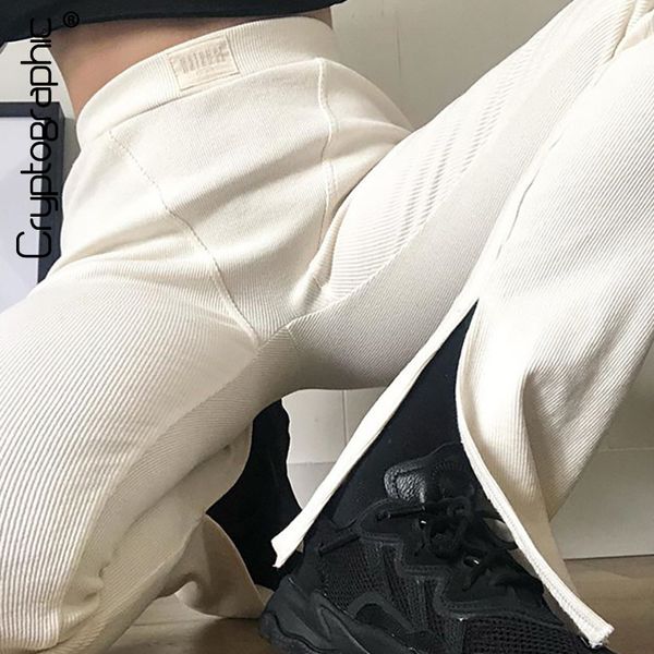 cryptographic casual fashion ribbed knit high waist leggings for women split flare pant fall 2021 long bell bottom streetwear, Black;white
cryptographic casual fashion ribbed knit high waist leggings for women split flare pant fall 2021 long bell bottom streetwear, Black;white