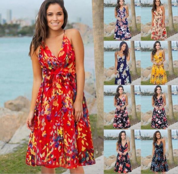 casual dresses women summer new fashion floral printed bohemian beach holiday v-neck sleeveless midi party evening zdha, Black;gray
casual dresses women summer new fashion floral printed bohemian beach holiday v-neck sleeveless midi party evening zdha, Black;gray