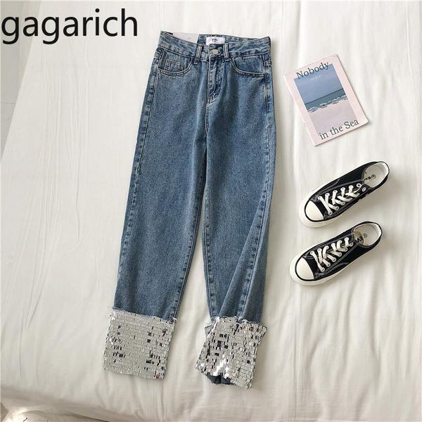 women's jeans gagarich women chic patchwork bling sequins ladies spring empire waist straight ankle length pants femme casual trousers, Blue
women's jeans gagarich women chic patchwork bling sequins ladies spring empire waist straight ankle length pants femme casual trousers, Blue