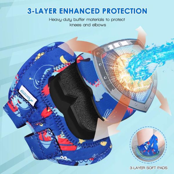 protective gear set kids sports gears knee pads elbow for riding cycling skateboarding size s/m, Black;gray
protective gear set kids sports gears knee pads elbow for riding cycling skateboarding size s/m, Black;gray