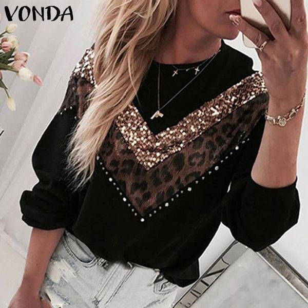 women knitwear pullover autumn long sleeve knitted plus size vonda 2021 female leopard patchwork blouse ladies sweater, White;black
women knitwear pullover autumn long sleeve knitted plus size vonda 2021 female leopard patchwork blouse ladies sweater, White;black