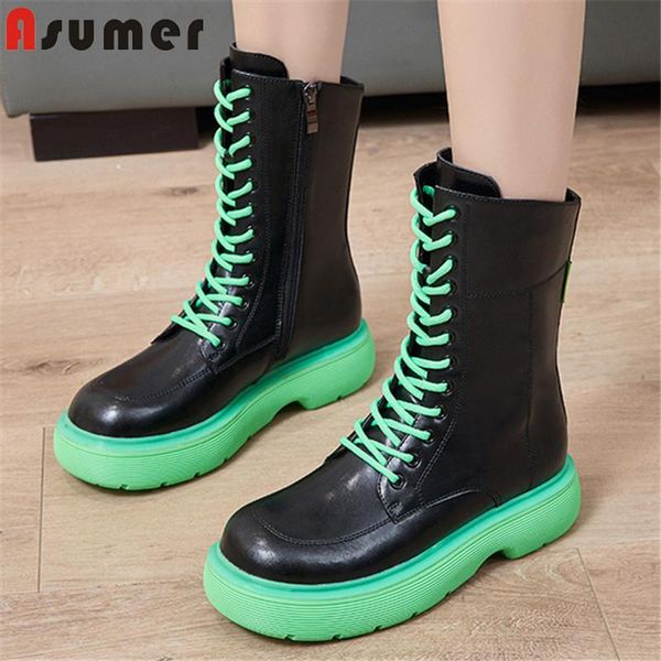 boots asumer 2022 ankle women casual shoes fashion cool green bottom comfortable genuine leather motorcycles lady, Black
boots asumer 2022 ankle women casual shoes fashion cool green bottom comfortable genuine leather motorcycles lady, Black