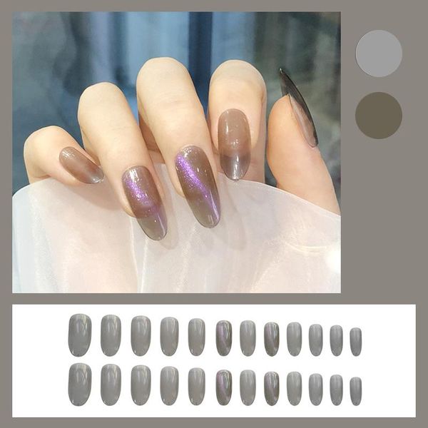 false nails fake nails, round and transparent black cat's eye wear nail stickers finished 24 with glue dw, Red;gold
false nails fake nails, round and transparent black cat's eye wear nail stickers finished 24 with glue dw, Red;gold
