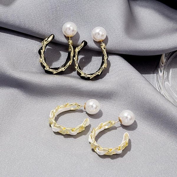 hoop & huggie fashion european and american leather pearl women earrings luxury retro wedding party birthday jewelry gift, Golden;silver
hoop & huggie fashion european and american leather pearl women earrings luxury retro wedding party birthday jewelry gift, Golden;silver