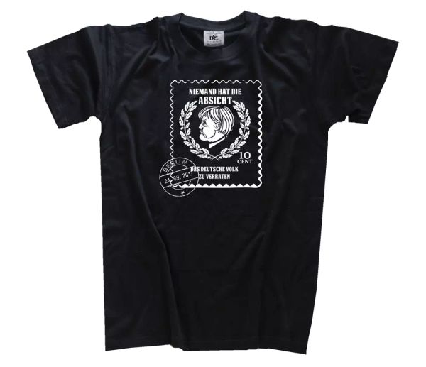 nobody has the intention of the german people to betray merkel t-shirt s-3xl, White;black
nobody has the intention of the german people to betray merkel t-shirt s-3xl, White;black