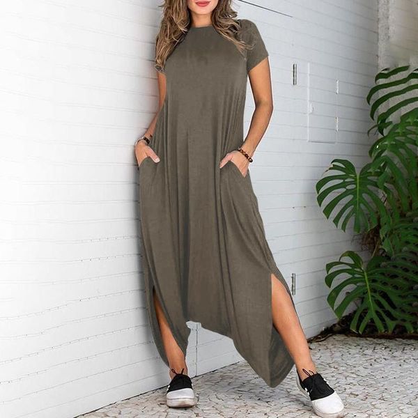celmia summer jumpsuit women vintage drop-crotch short sleeve asymmetrical jumpsuits fashion long palazzo casual solid playsuits, Black;white
celmia summer jumpsuit women vintage drop-crotch short sleeve asymmetrical jumpsuits fashion long palazzo casual solid playsuits, Black;white